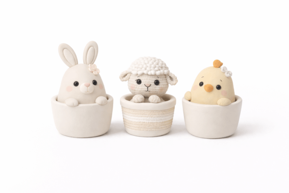 Charming Easter Decor: 3D Printable Farm Animals