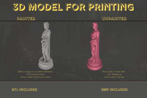 Classical Statue 3D Print Model: Timeless Art for Your Collection