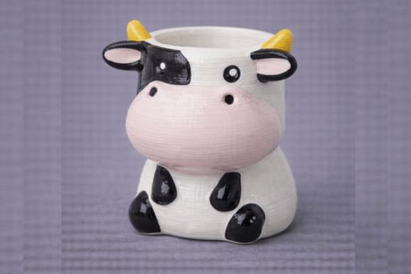 Cow Planter 3D Print: A Charming Decor & Gift Idea