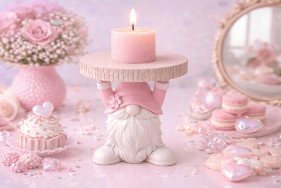 Cute Easter Gnome Holder for Spring Decor