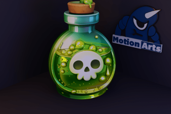 Magic Potion 3D Model for Printing: A Beginner's Charm