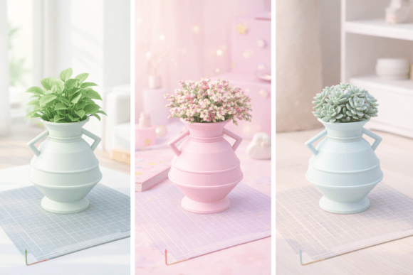 Modern Minimalist Ribbed Vase: A Study in Form and Function